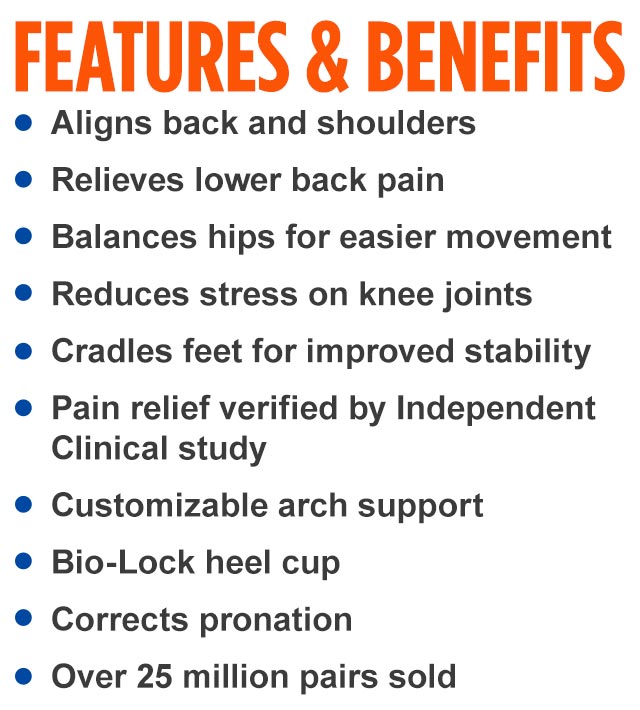 WalkFit® Platinum — FEATURES & BENEFITS